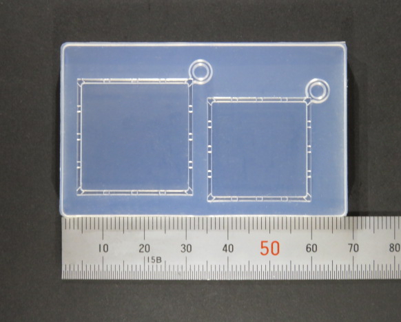 画像: シリコン製型抜き　スクエアルミール皿型(大)(C-595ボックス型大対応)